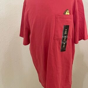 Art Class Lot Red Kids Tees with Pizza Graphic and Game Controller Graphic